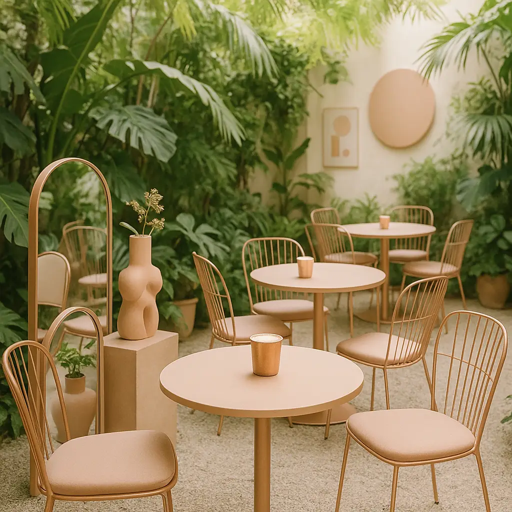 คาเฟ่สไตล์สวนในกรุงเทพที่มีการตกแต่งจากธรรมชาติและศิลปะ